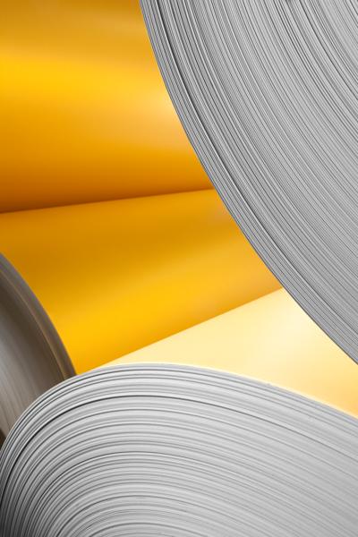 Industrial paper roll.