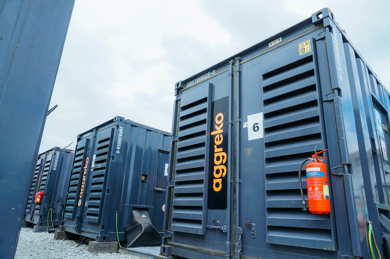 Aggreko generators in use in India