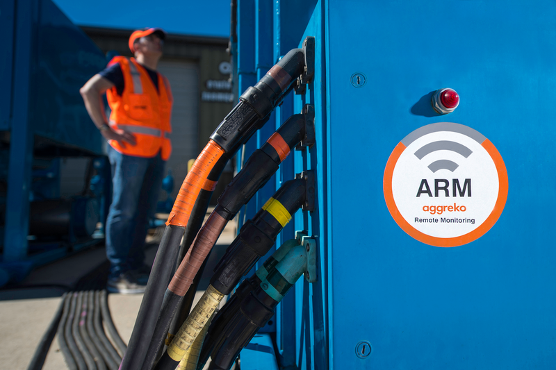 Aggreko remote monitoring in the middle east