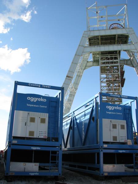 Chilling package at Harmony Gold Mine South Africa