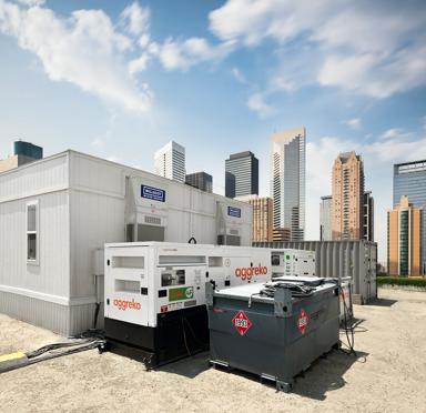 powering a temporary site office with efficiency and sustainability