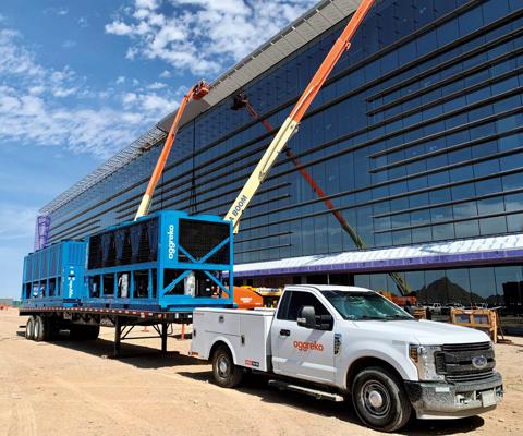 Construction site cooling