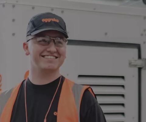 Kontakta oss för att hyra generator från Aggreko