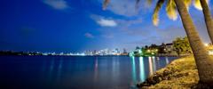 Stock Image- Island at night