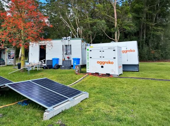 aggrekos battery power solution significantly cuts generator runtime and fuel costs