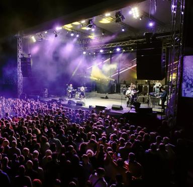 music festival temporary power cooling and heating solutions