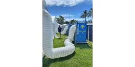 Air conditioner units.
This That Festival, Brisbane, Australia