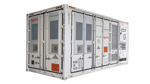 1000 kW / 1200 kWh Batterij
