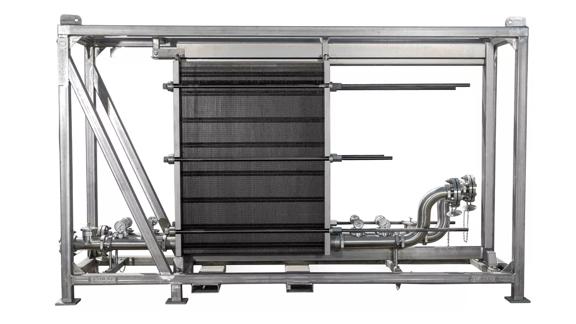 cooling 270 oil for a food production plant
