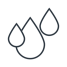Icon of three droplets