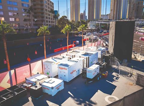 temporary power partner for the formula 1 heineken