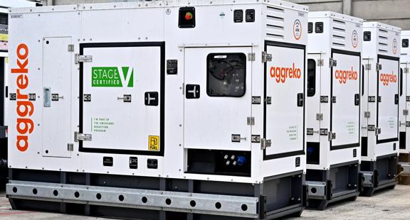 Stage V generators at Swindon depot