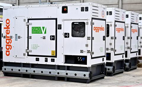 Stage V generators at Swindon depot