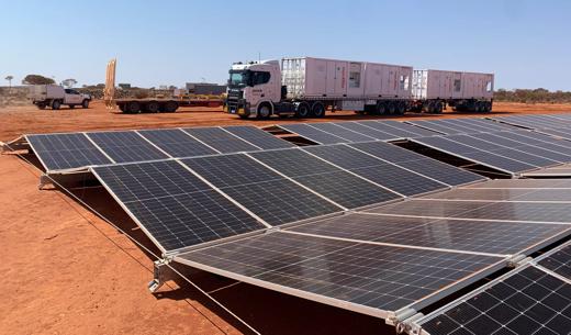 renewable off-grid power for a remote gold mine in Western Australia