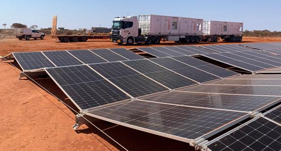 renewable off-grid power for a remote gold mine in Western Australia