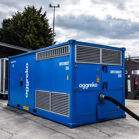 Bretigny Open Day 25 April 2024. A mock-up of an OFA compressor and dryer.