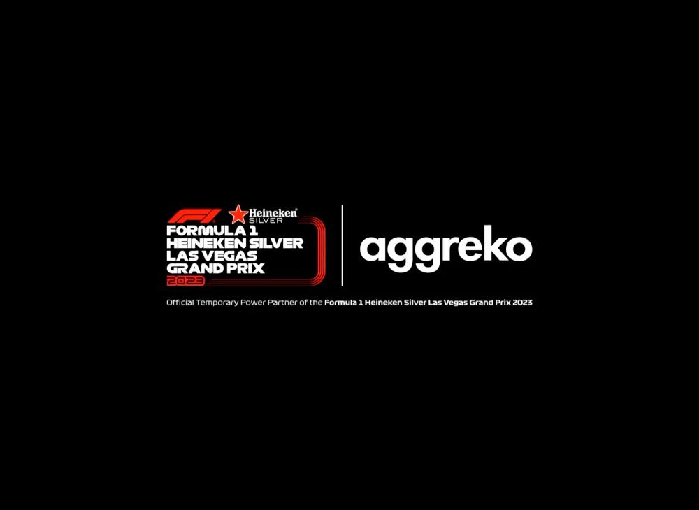 Aggreko and F1 LV Grand Prix partnership logo.