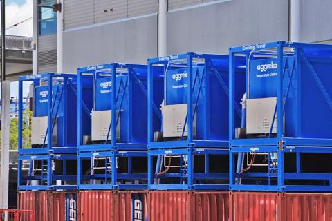 Construction of Brisbane Airport - cooling solution