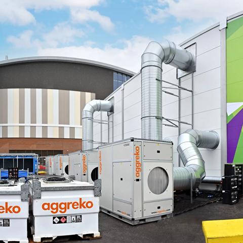 Birmingham 2022 Commonwealth Games. Temperature control, Sandwell Aquatics temporary training pool.