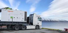 2.5 MVA shore supply package, with Stage V 600kva gensets for HMS Ambush Nuclear Submarine, Tromsø, Norway