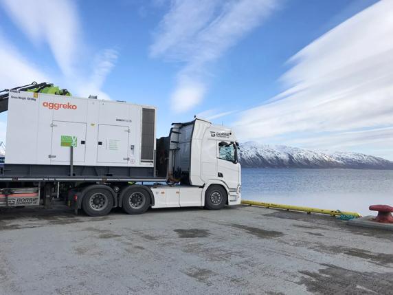 2.5 MVA shore supply package, with Stage V 600kva gensets for HMS Ambush Nuclear Submarine, Tromsø, Norway