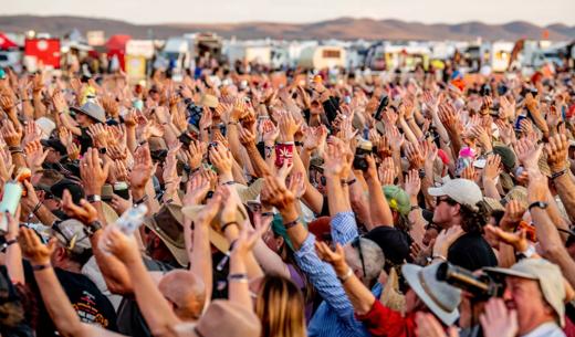 Aggreko Generators powering outback music festival in Broken Hill, NSW, Australia