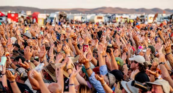 Aggreko Generators powering outback music festival in Broken Hill, NSW, Australia