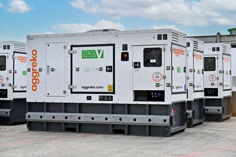 Stage V generators at Swindon depot