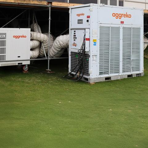 Low-noise industrial air conditioners