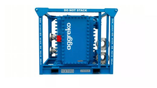 1500 sqft Hastelloy-C Cross-Flow Heat Exchanger