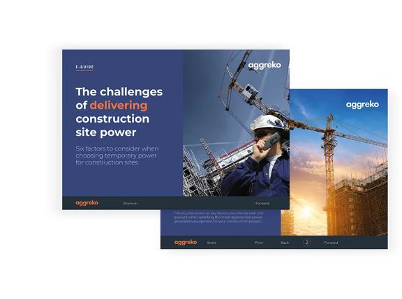 temporary power supply for construction site
