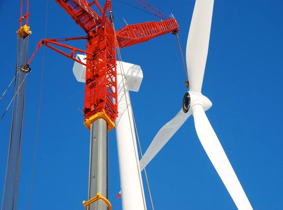 construction of wind turbine