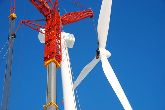 construction of wind turbine
