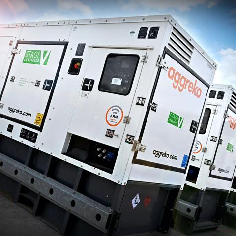 Stage V generators at Swindon depot