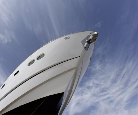 Luxury Yacht at The Southampton Boat Show