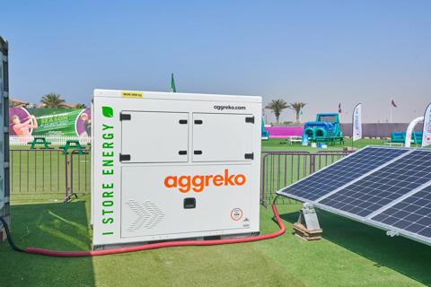 aggrekos battery power solution significantly cuts generator runtime and fuel costs