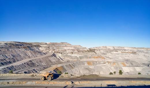 Dawson coal mine near Moura, Queensland Australia, operated by Anglo American and Mitsui companies