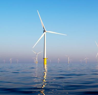 Offshore wind turbines Aggreko power hire