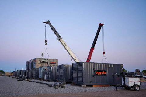 Temporary generators for utilities recovery