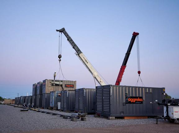 Temporary generators for utilities recovery