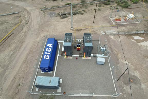 Transformação do gás de combustão em energia