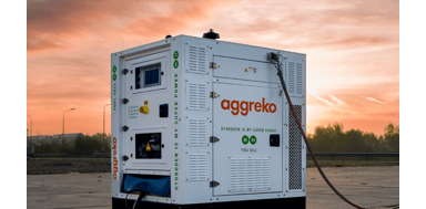 Biofuel generator hire from Aggreko
