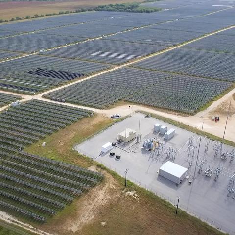 Solar Farm and Battery Storage in San Antonio