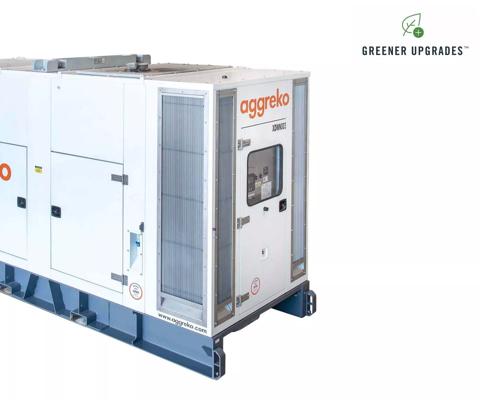 Aggreko stageV 600kVA GU - front