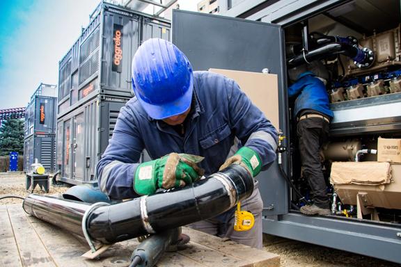 monetizing apg for an operator by exporting power to the grid