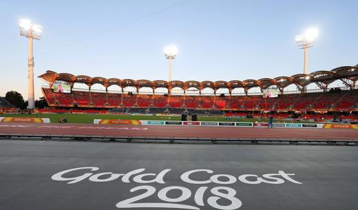 GOLD COAST AUSTRALIA - APRIL 09:  General view on day five of the Commonwealth Games at Carrara Stadium on April 9 2018 in Gold Coast Australia.  (Photo by Jason McCawley/Getty Images for GOLDOC)