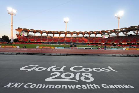 GOLD COAST AUSTRALIA - APRIL 09:  General view on day five of the Commonwealth Games at Carrara Stadium on April 9 2018 in Gold Coast Australia.  (Photo by Jason McCawley/Getty Images for GOLDOC)