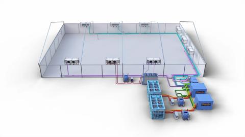 Air cooled chiller illustration - Blog Asset