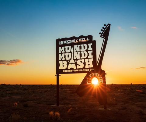 Aggreko Generators powering outback music festival in Broken Hill, NSW, Australia
