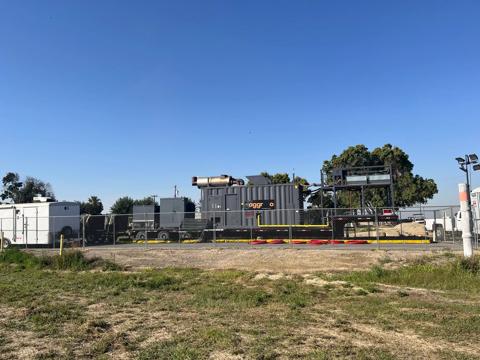Gas Generator on site